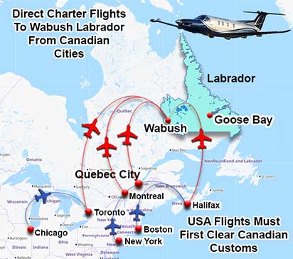 Charter Flights To Wabush Labrador